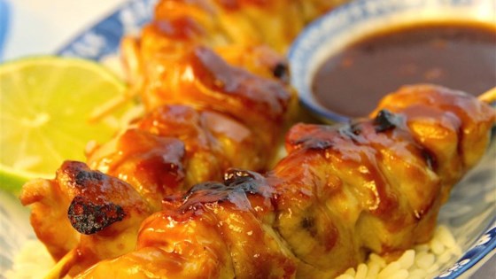 How To Make Indonesian Chicken Skewers with Peanut Sauce