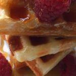 Puff pastry waffles