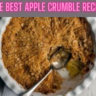 The best apple crumble recipe
